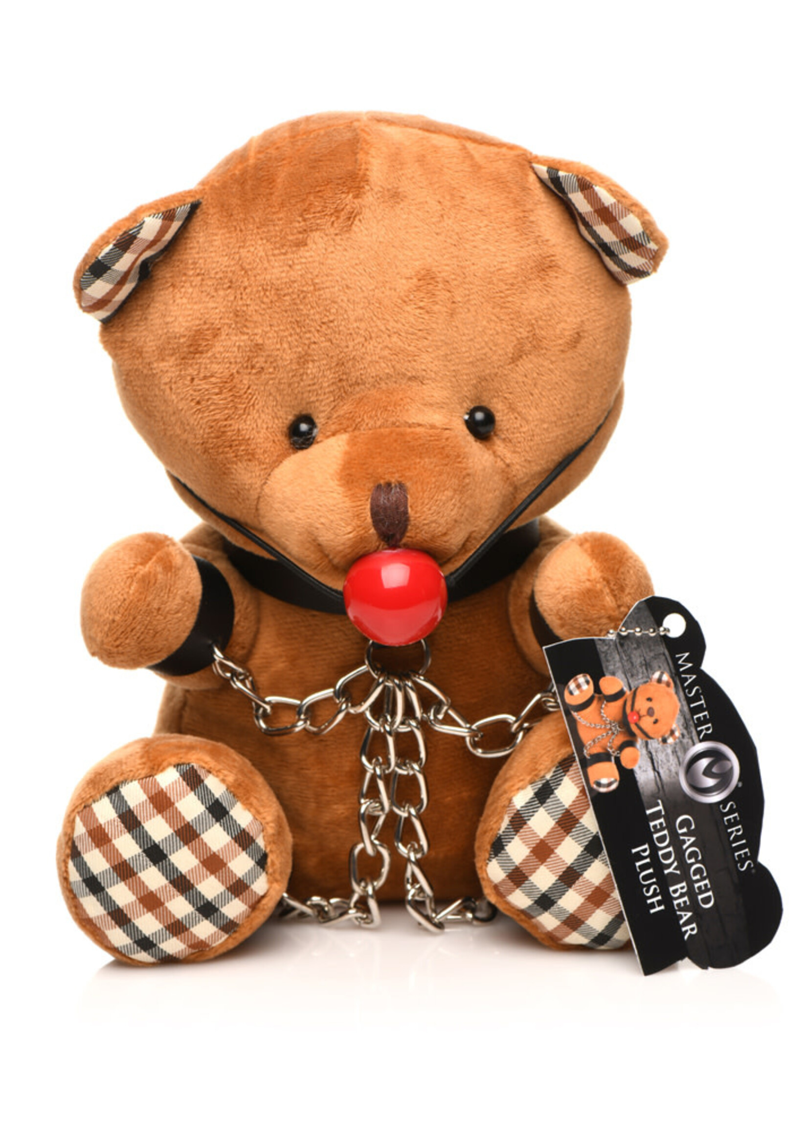 XR Brands Master Series Master Series Gagged Teddy Bear Plush