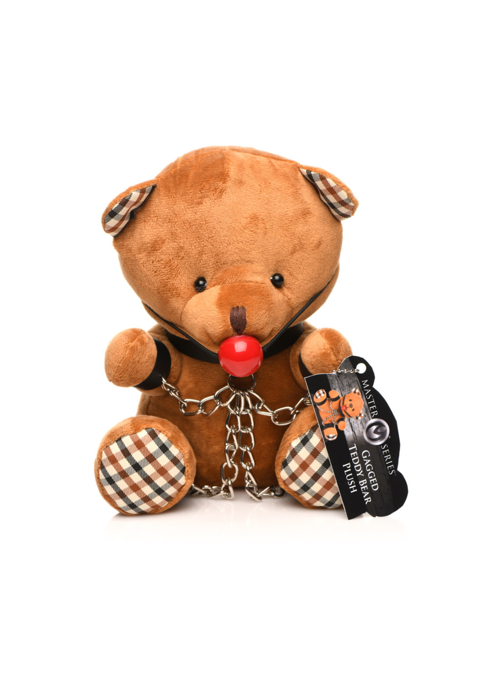 XR Brands Master Series Master Series Gagged Teddy Bear Plush