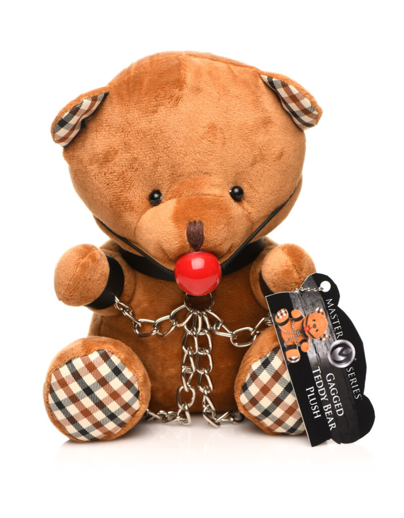 XR Brands Master Series Master Series Gagged Teddy Bear Plush