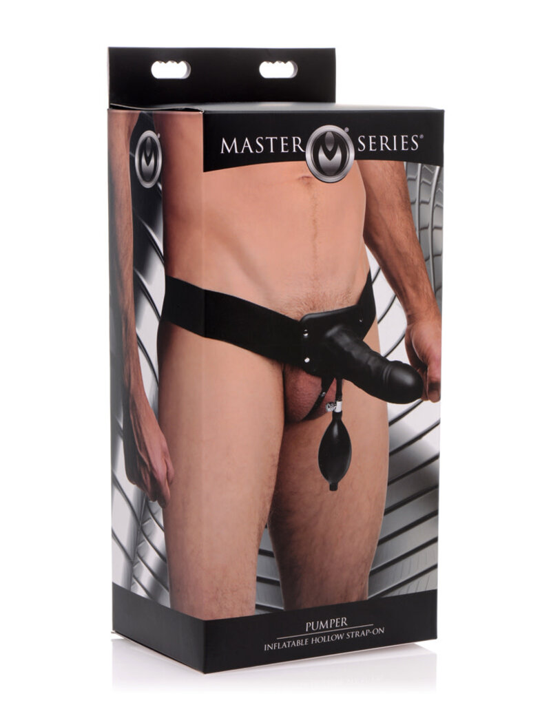 XR Brands Master Series Pumper Inflatable Hollow Strap On