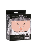 XR Brands Master Series Spread - Labia Spreader Straps - Black