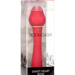 XR Brands inmi Inmi Bloomgasm Suction Rose Vibrator Rechargeable Clit Stimulator - Red