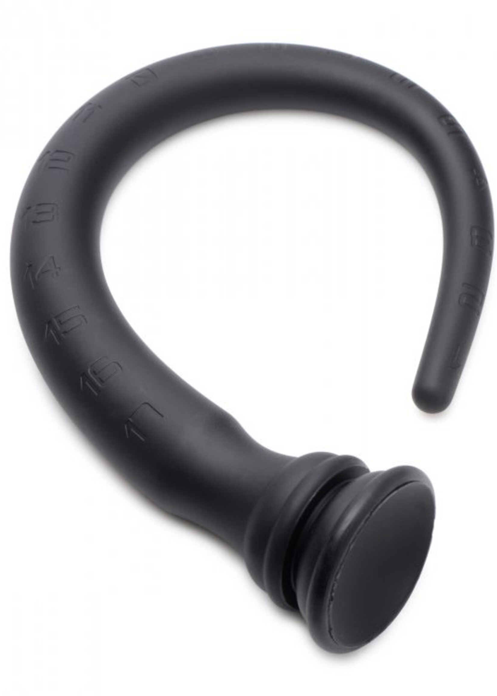 XR Brands Hosed Hosed Tapered Silicone Hose Flexible Anal Play 18in - Black