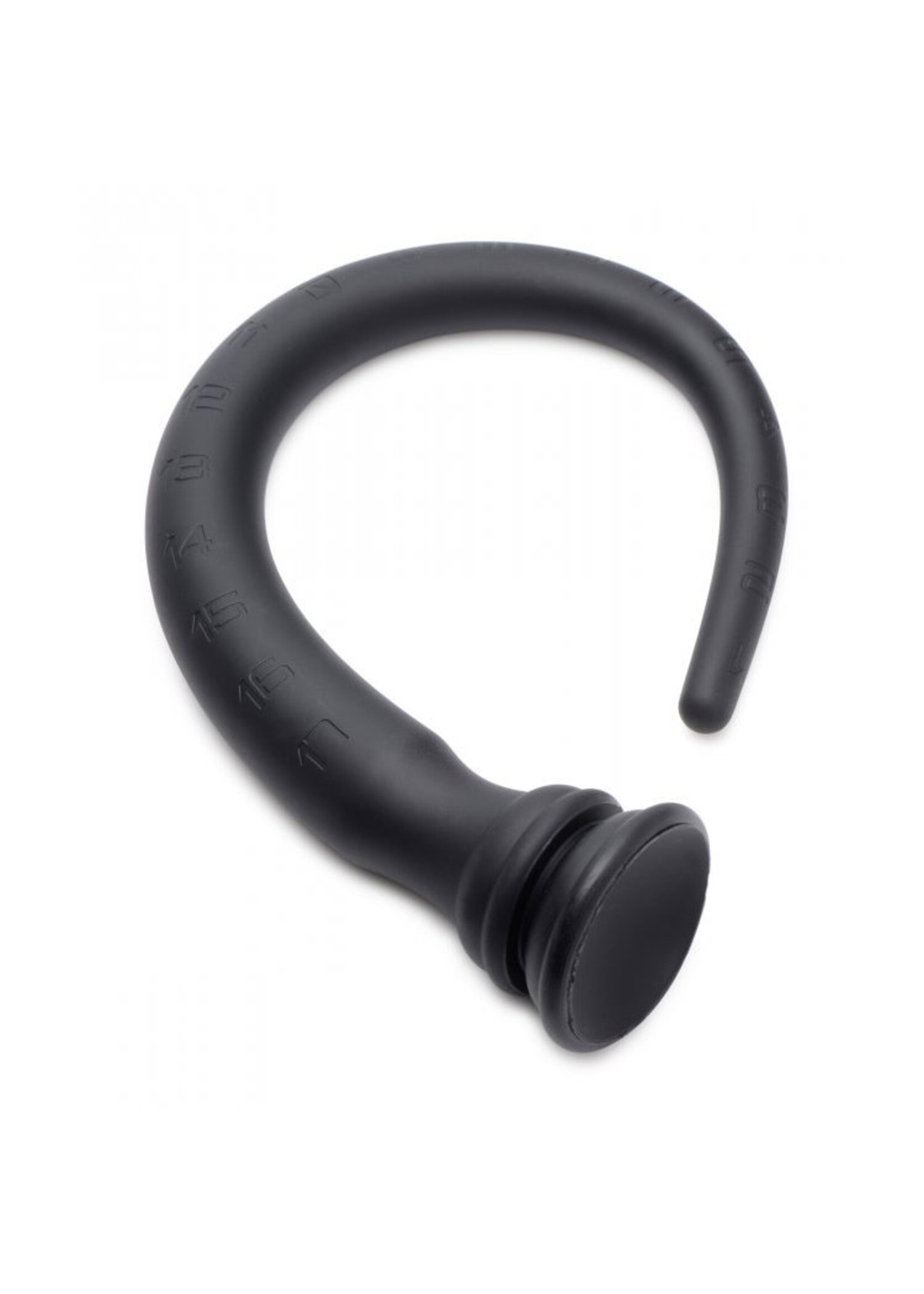 XR Brands Hosed Hosed Tapered Silicone Hose Flexible Anal Play 18in - Black