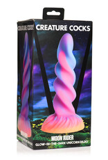 XR Brands Creature Cocks Creature Cocks Moon Rider Glow-In-The-Dark Unicorn Dildo