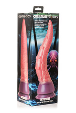 XR Brands Creature Cocks Creature Cocks Octoprobe Tentacle Silicone Dildo - Pink/Purple