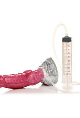 XR Brands Creature Cocks Creature Cocks Resurrector Phoenix Squirting Silicone Dildo - Red/White