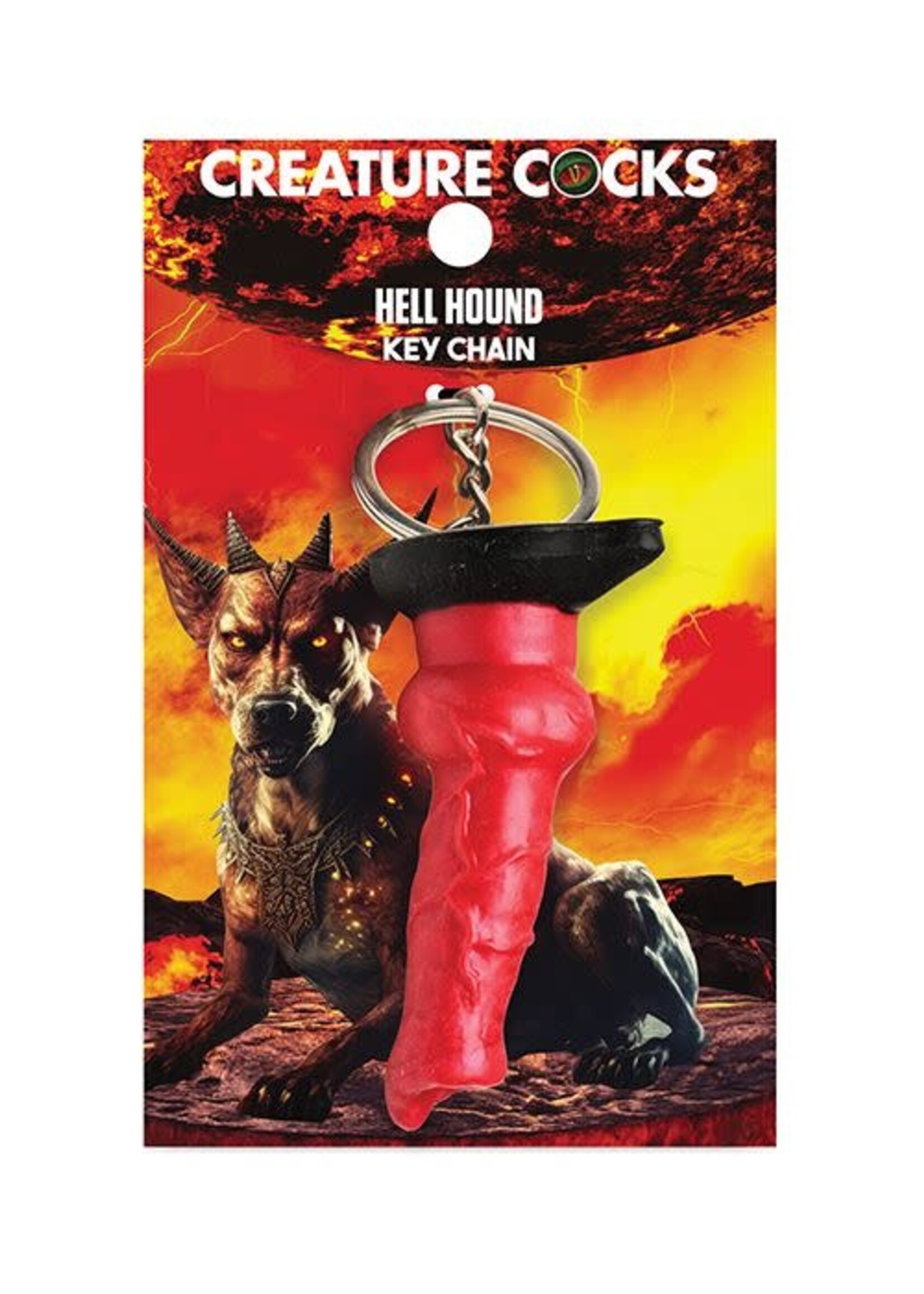 XR Brands Creature Cocks Creature Cocks Silicone Key Chain