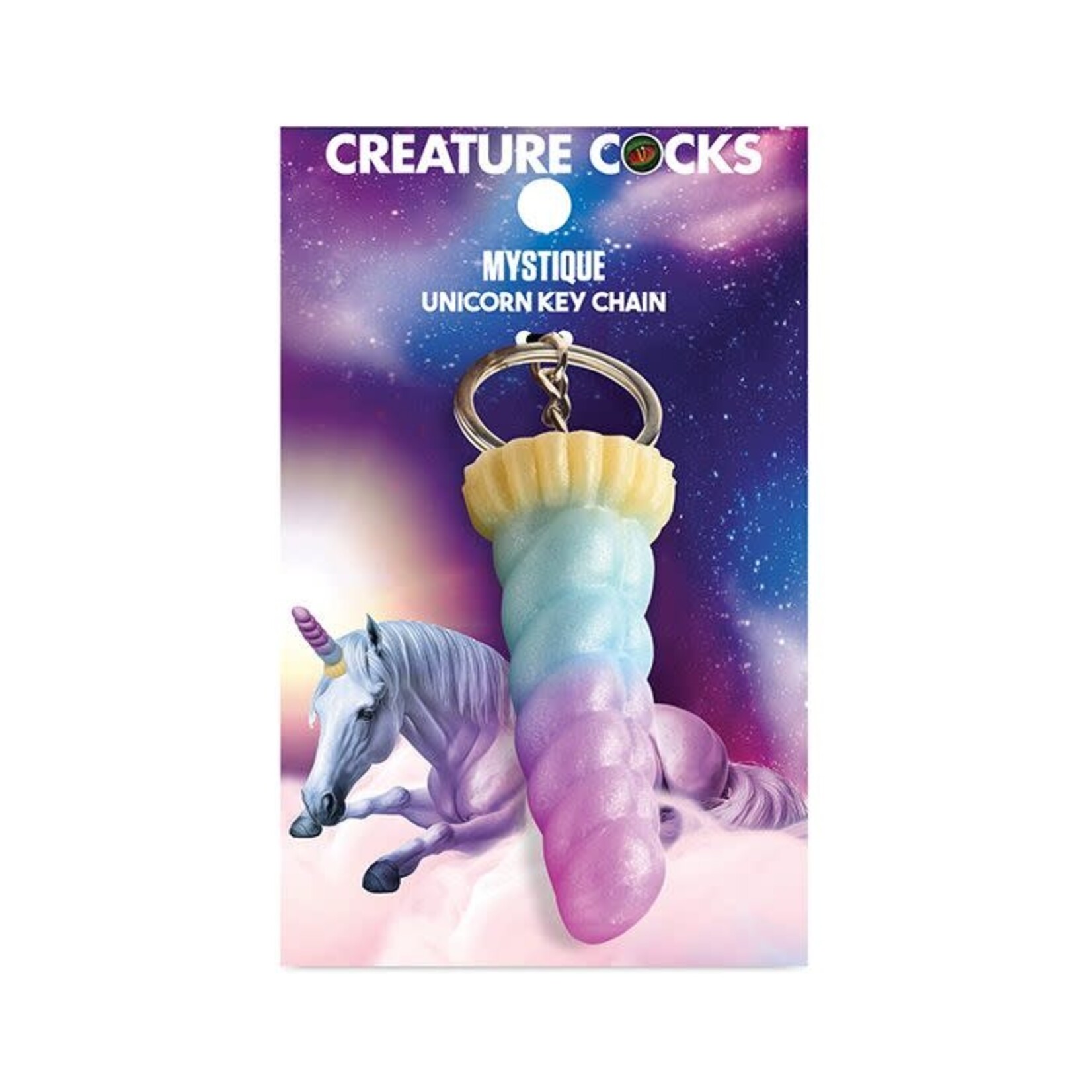 XR Brands Creature Cocks Creature Cocks Silicone Key Chain