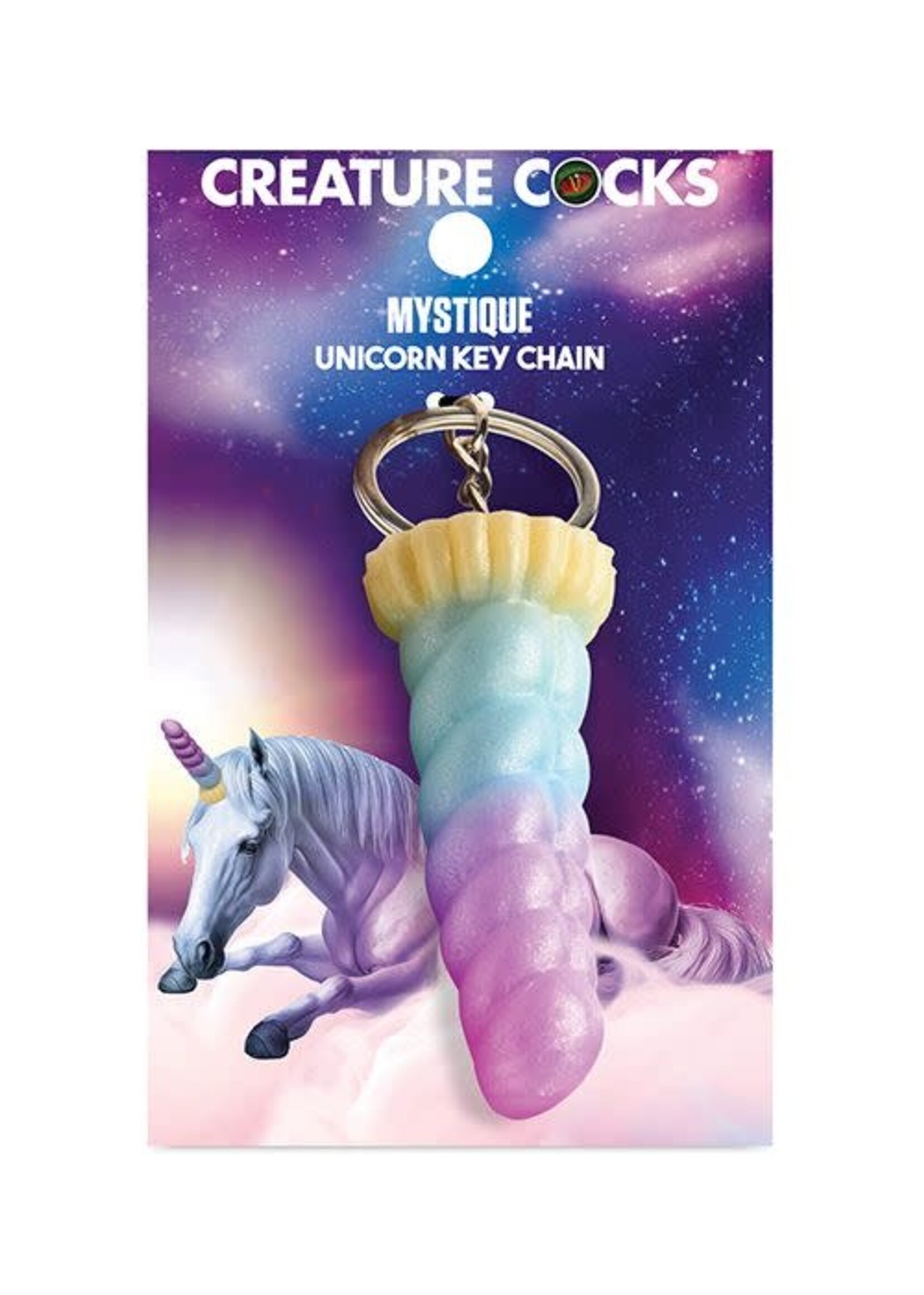 XR Brands Creature Cocks Creature Cocks Silicone Key Chain