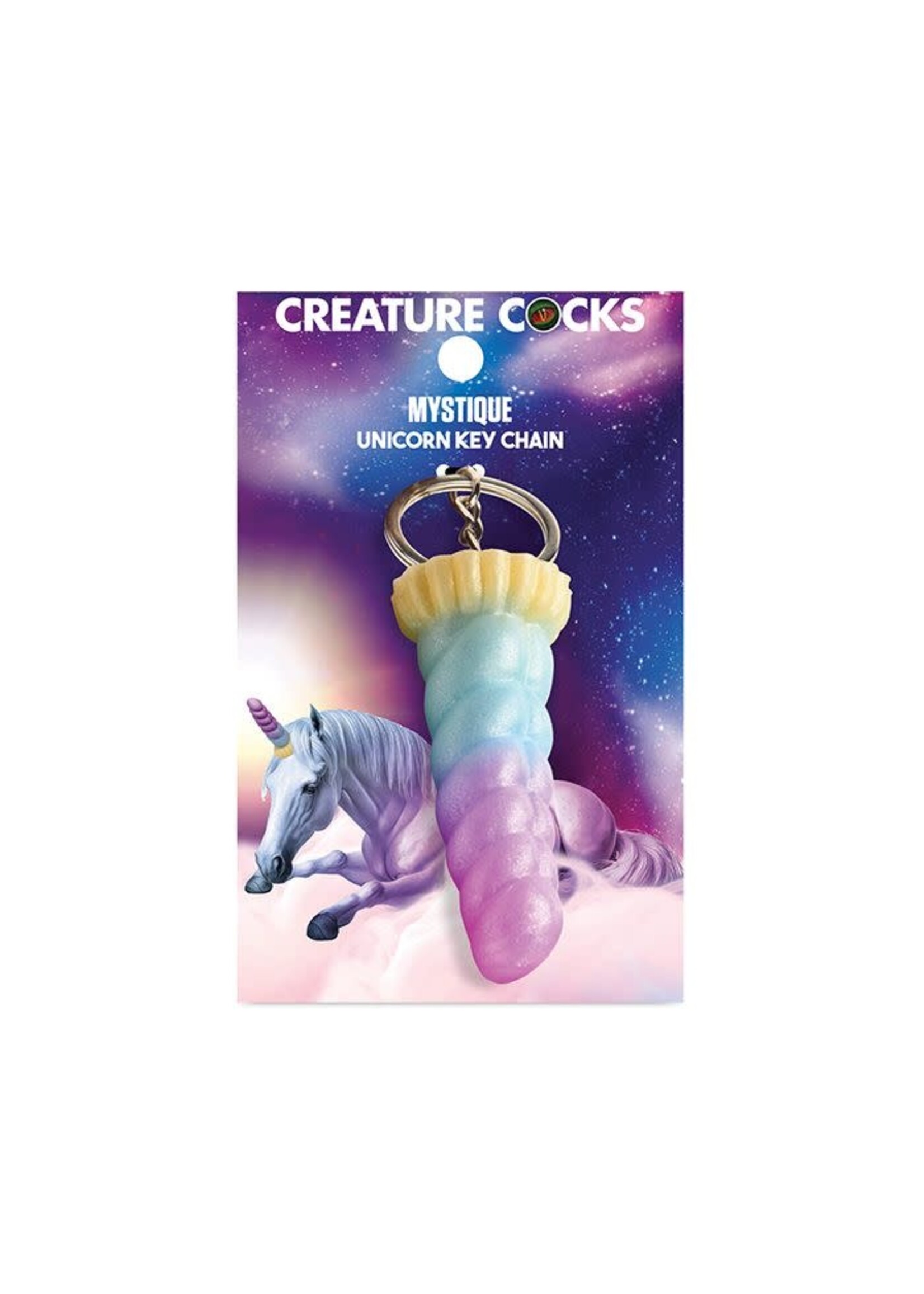 XR Brands Creature Cocks Creature Cocks Silicone Key Chain