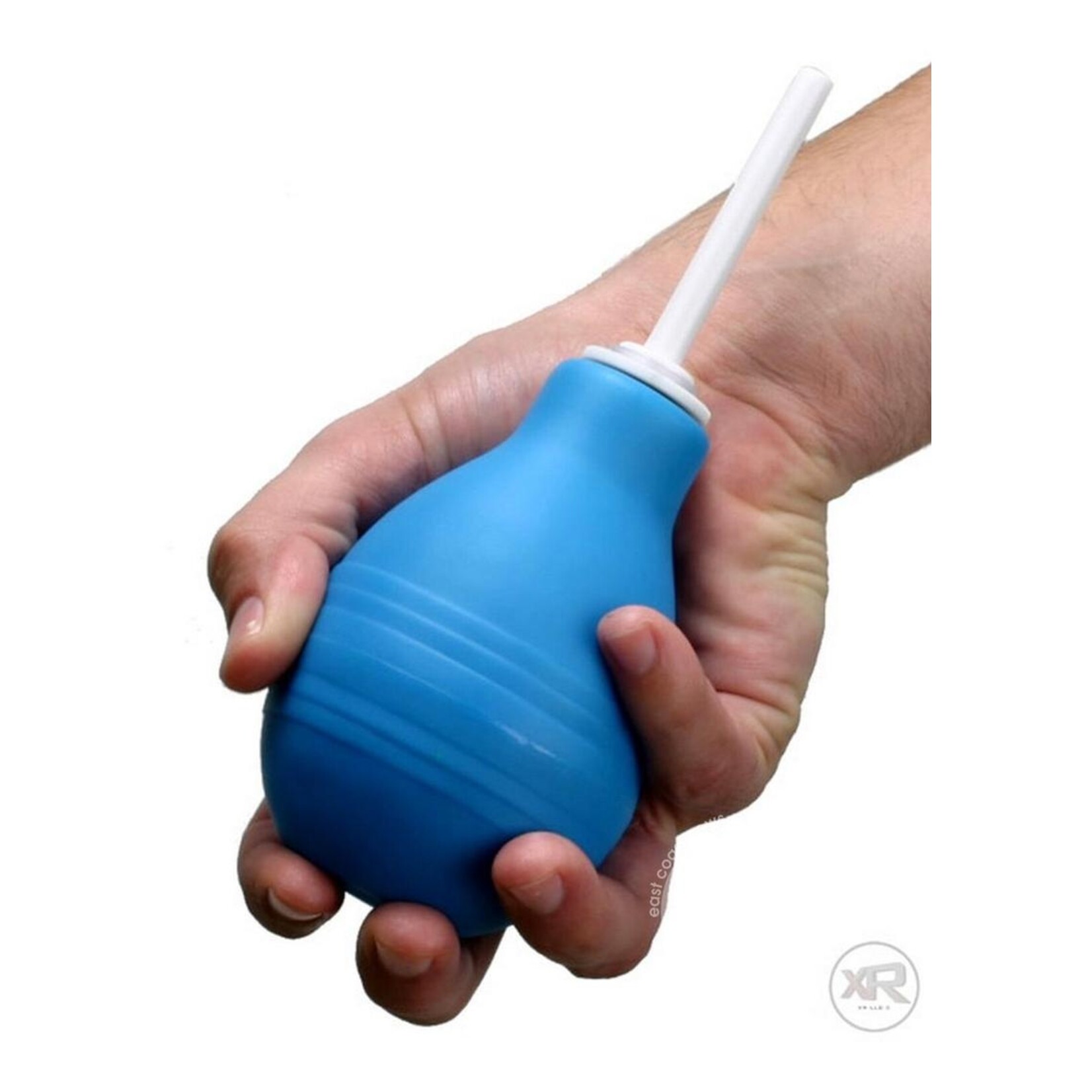 XR Brands Clean Stream Anal Clean Enema Bulb - Blue