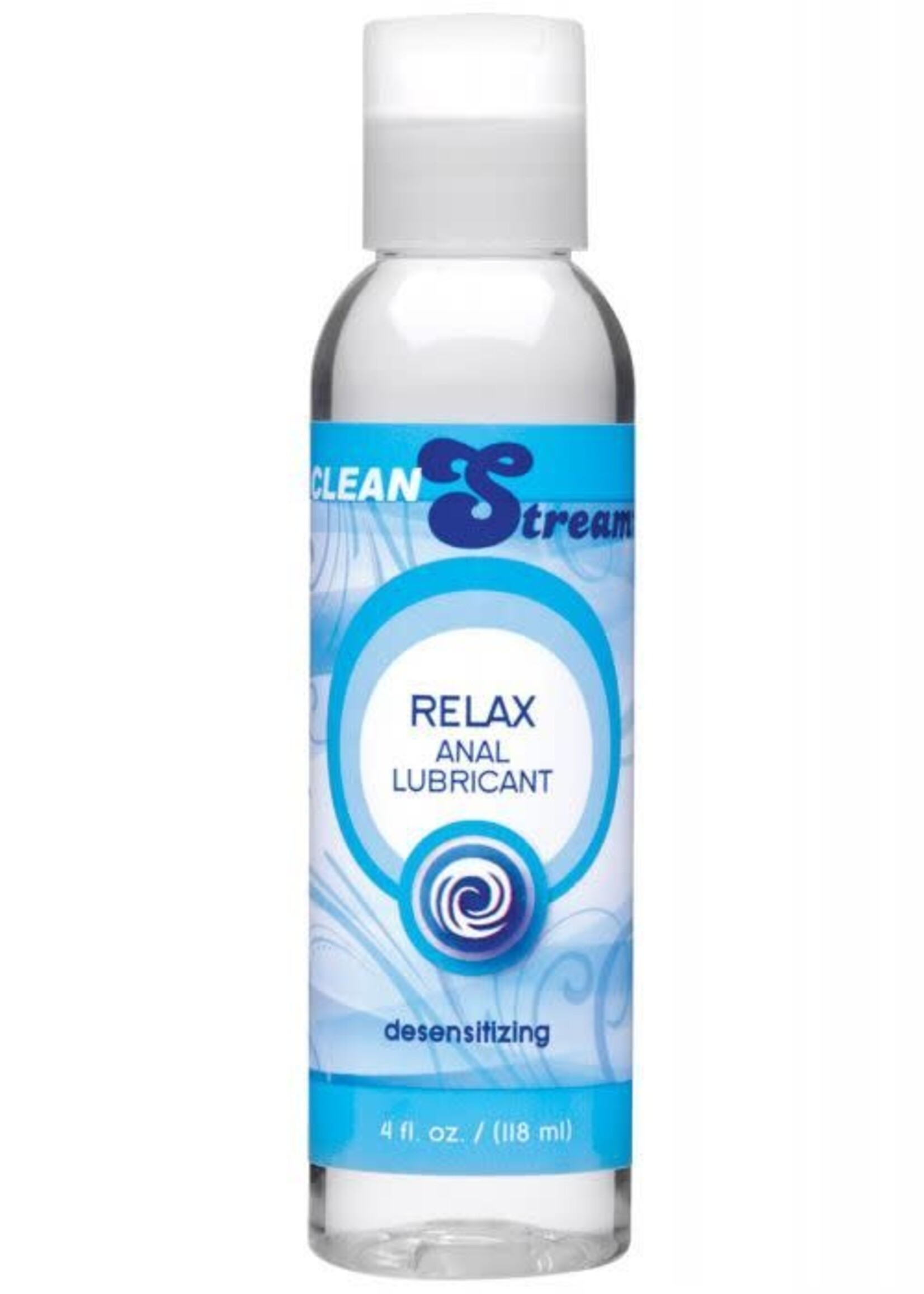 XR Brands Clean Stream Relax Desensitizing Anal Lubricant - 4 Oz