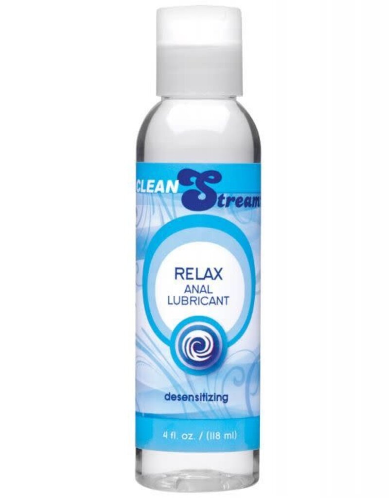 XR Brands Clean Stream Relax Desensitizing Anal Lubricant - 4 Oz