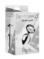 XR Brands Booty Sparks Clear Gem Anal Plug - Small