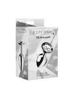 XR Brands Booty Sparks Clear Gem Anal Plug - Small