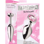 XR Brands Booty Sparks Pink Gem Anal Plug - Medium