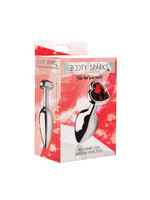 XR Brands Booty Sparks Booty Sparks Red Heart Anal Plug Med