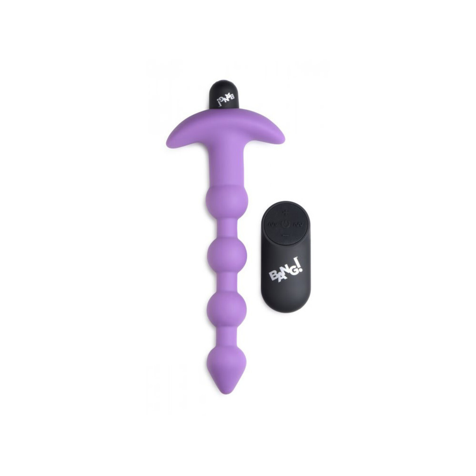 XR Brands Bang Bang - Vibrating Silicone Anal Beads and Remote Control