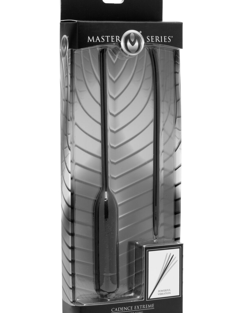 XR Brands Master Series Master Series Cadence Extreme Silicone 10 X Vibrating Urethral Sound Waterproof 17.75 Inch