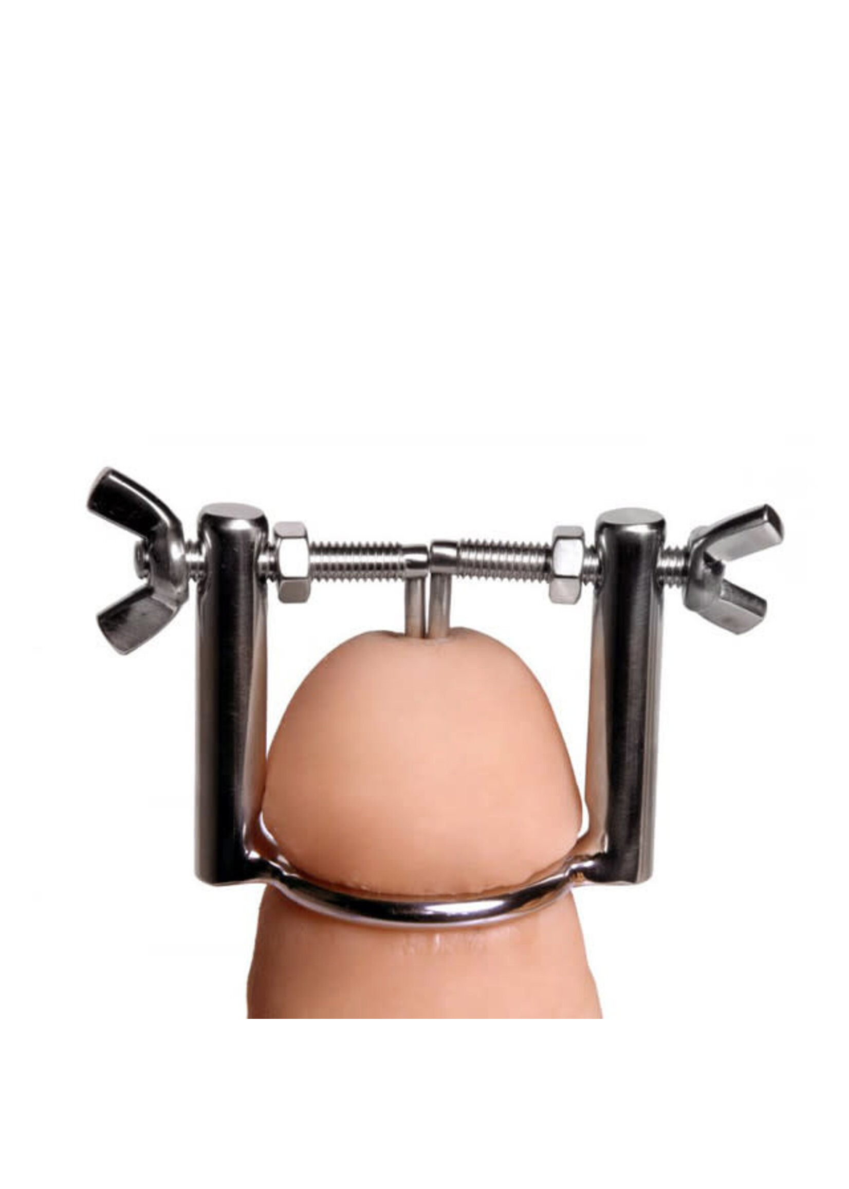 XR Brands Master Series The Meat Cleaver Stainless Steel Urethral Stretcher