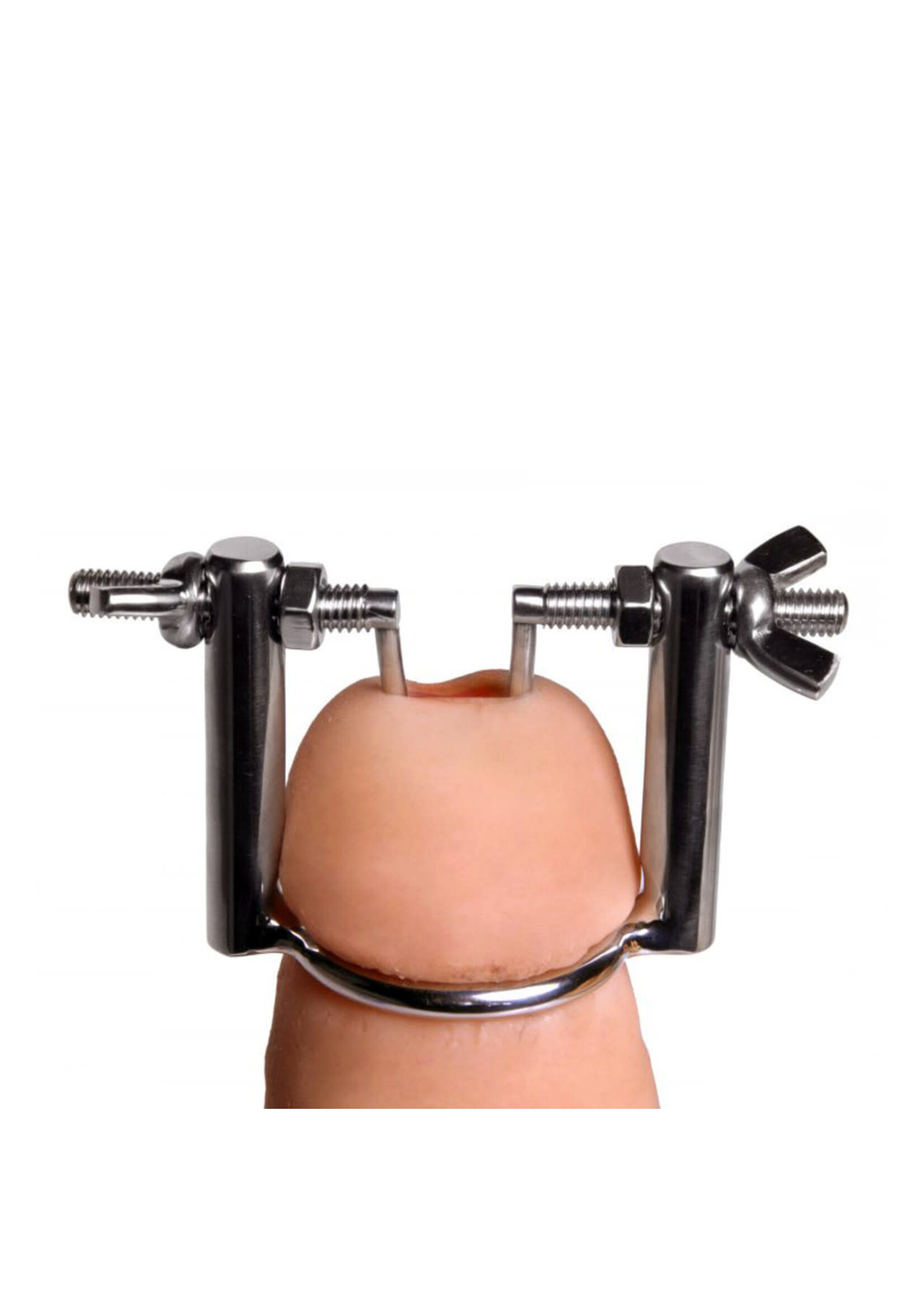 XR Brands Master Series The Meat Cleaver Stainless Steel Urethral Stretcher