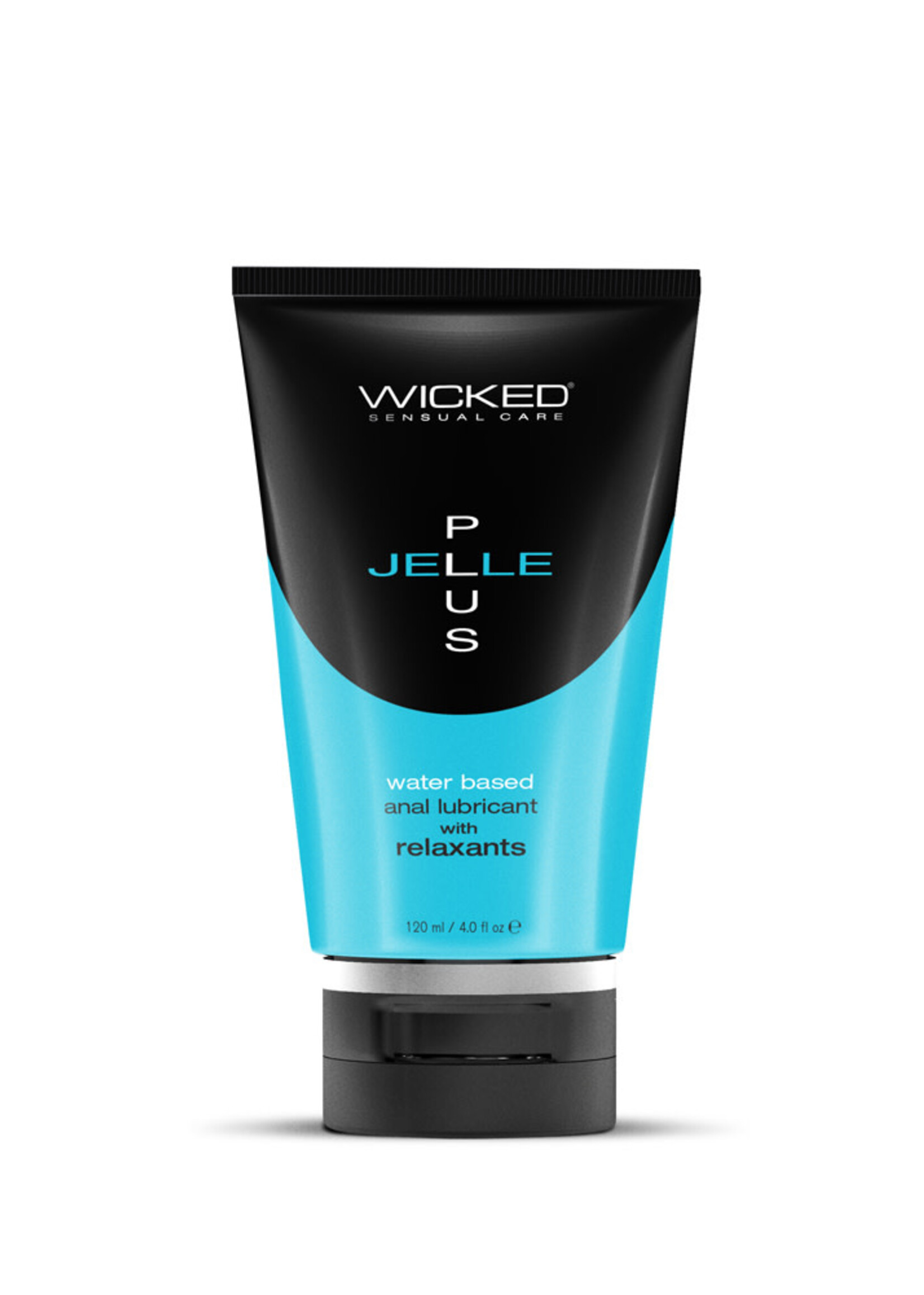 Wicked Sensual Care Wicked Jelle Plus Water Based Anal Lubricant with Relaxants 4oz