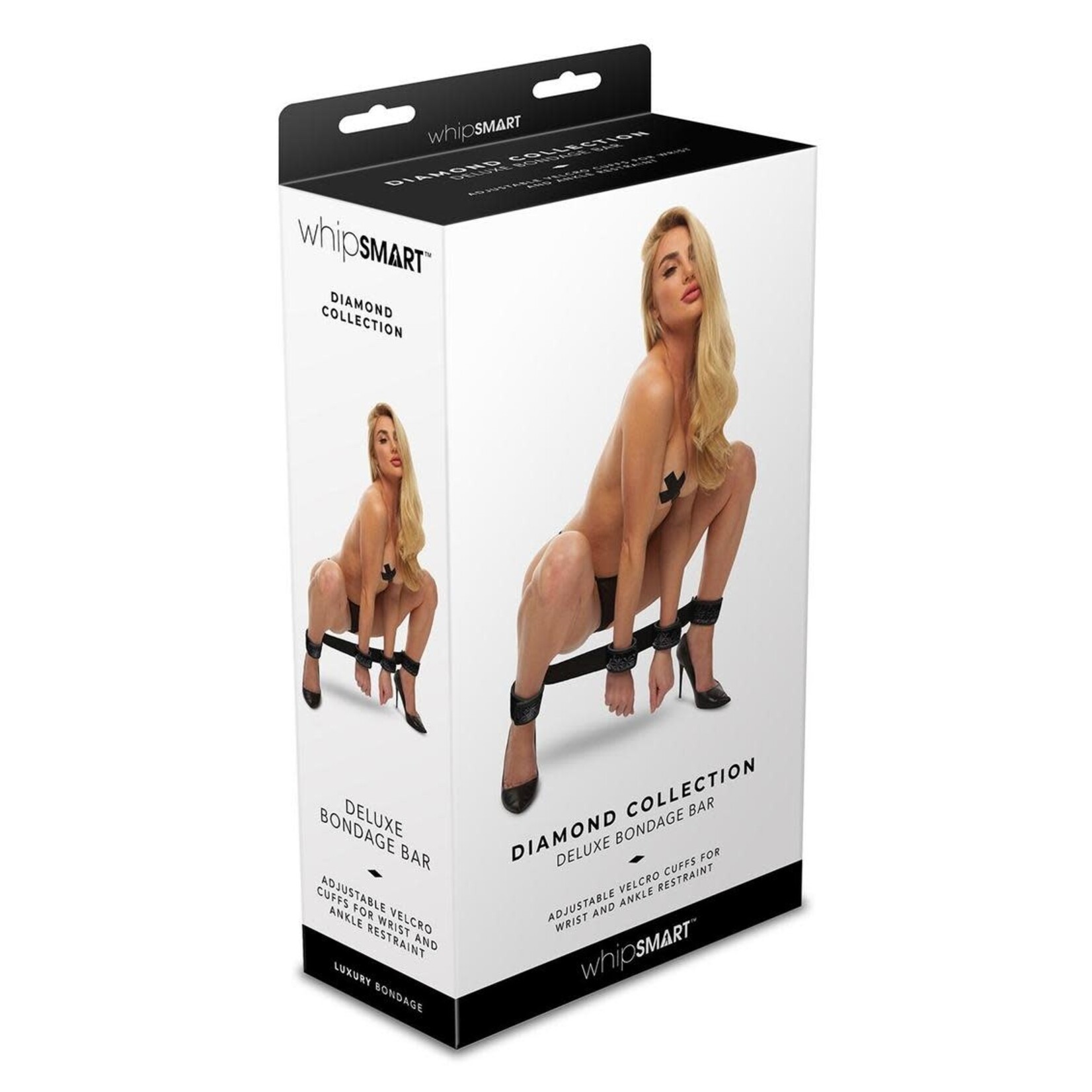 Whipsmart WhipSmart Diamond Bondage Bar - Black