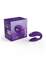 We-Vibe We-Vibe Sync Rechargeable Silicone Couples Vibrator with Remote Control - Purple