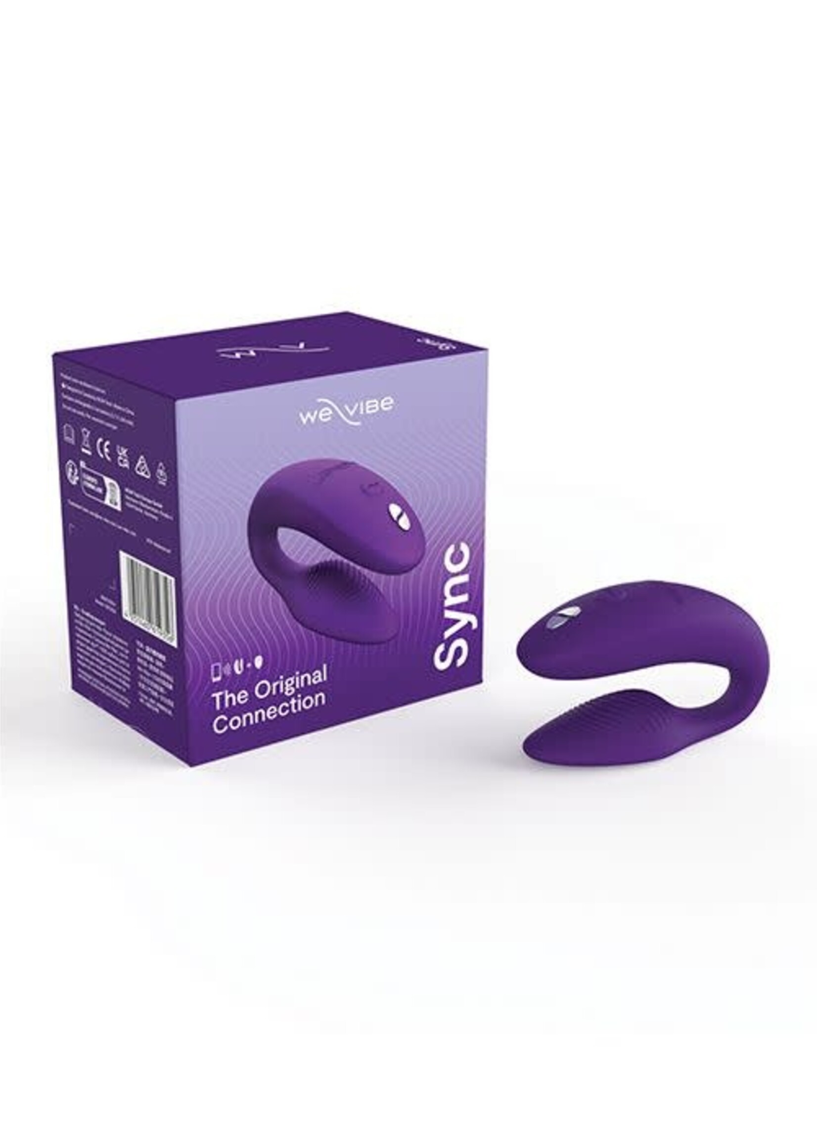 We-Vibe We-Vibe Sync Rechargeable Silicone Couples Vibrator with Remote Control - Purple