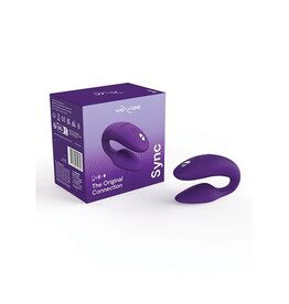 We-Vibe We-Vibe Sync Rechargeable Silicone Couples Vibrator with Remote Control - Purple