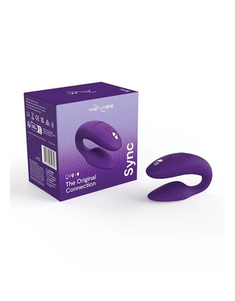 We-Vibe We-Vibe Sync Rechargeable Silicone Couples Vibrator with Remote Control - Purple