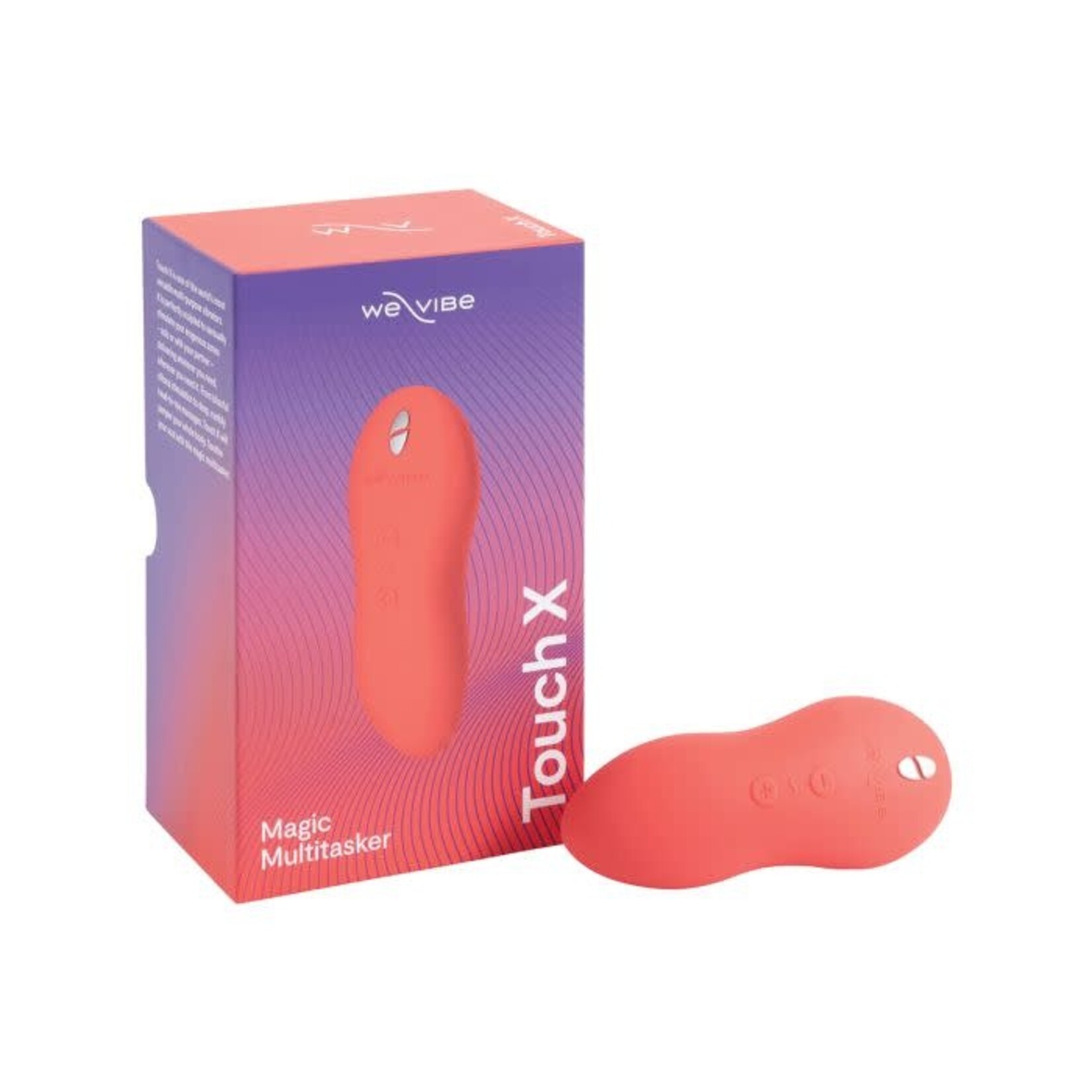 We-Vibe We-Vibe Touch X Rechargeable Silicone Clitoral Mini Vibrator - Crave Coral