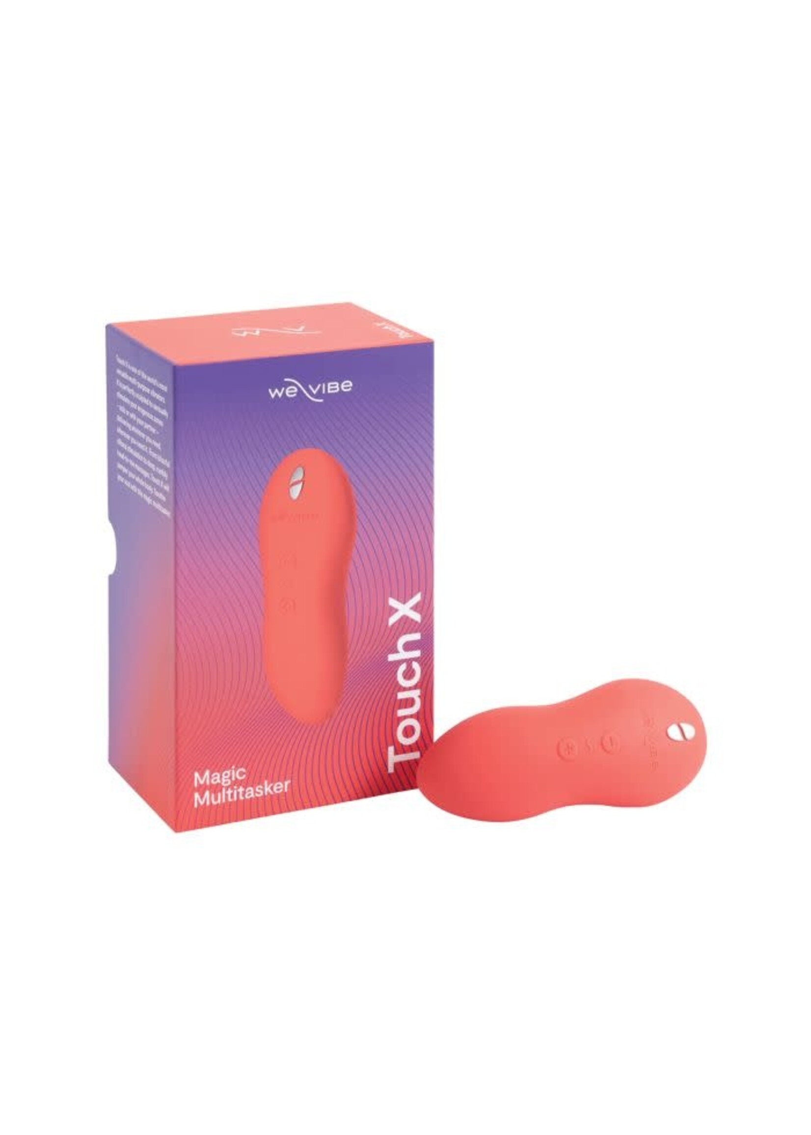 We-Vibe We-Vibe Touch X Rechargeable Silicone Clitoral Mini Vibrator - Crave Coral