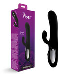 Viben Hypnotic - Black - Thrusting Rabbit With Swinging Clitoral Stimulator