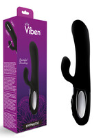 Viben Hypnotic - Black - Thrusting Rabbit With Swinging Clitoral Stimulator