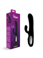 Viben Hypnotic - Black - Thrusting Rabbit With Swinging Clitoral Stimulator