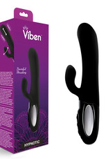 Viben Hypnotic - Black - Thrusting Rabbit With Swinging Clitoral Stimulator