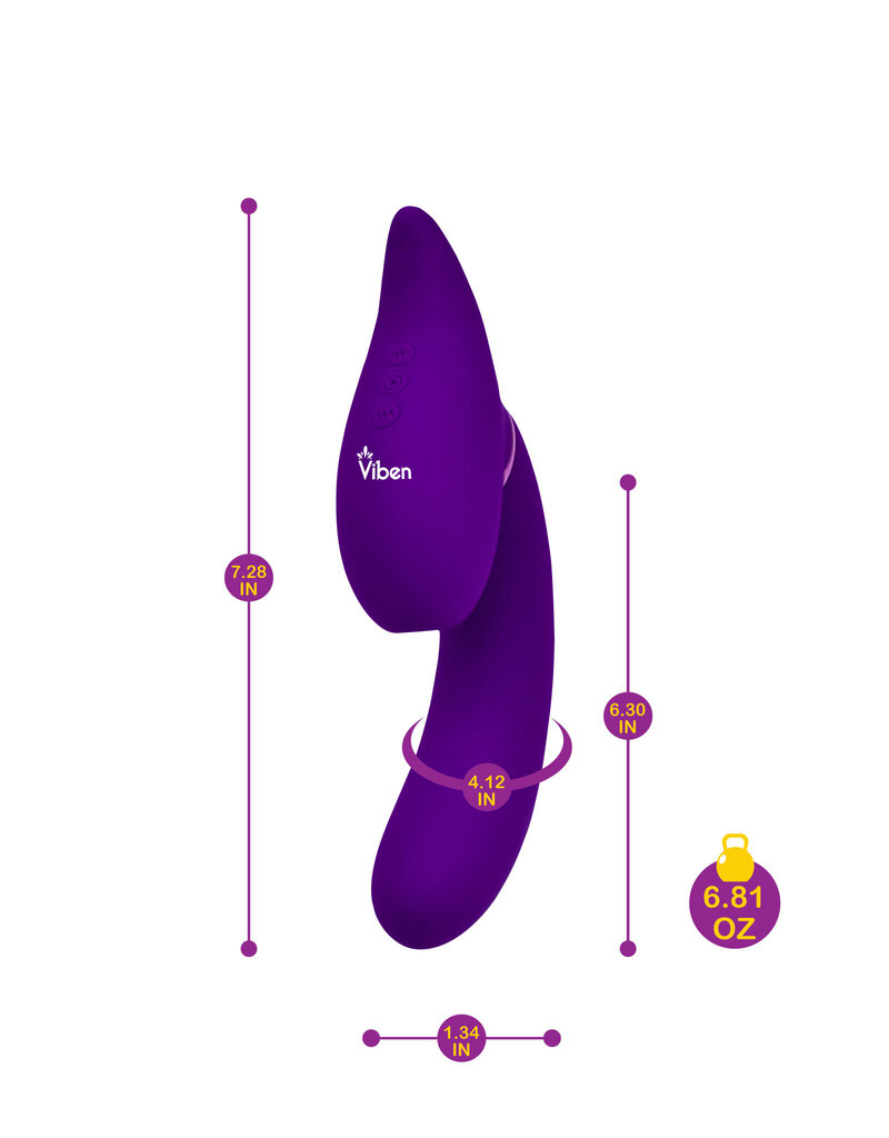 Viben Symphony - Violet - Insertable Triple Motor Vibe