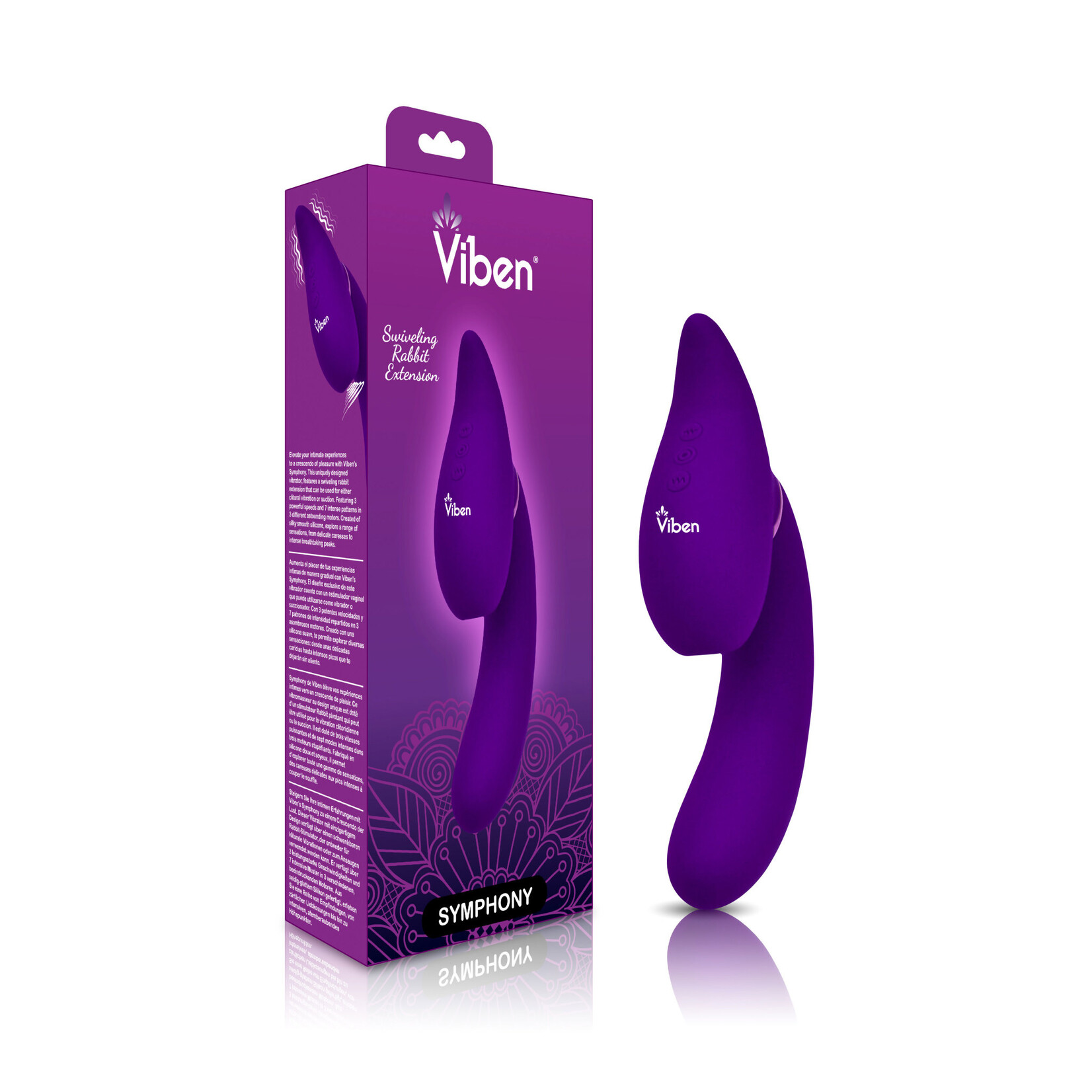 Viben Symphony - Violet - Insertable Triple Motor Vibe