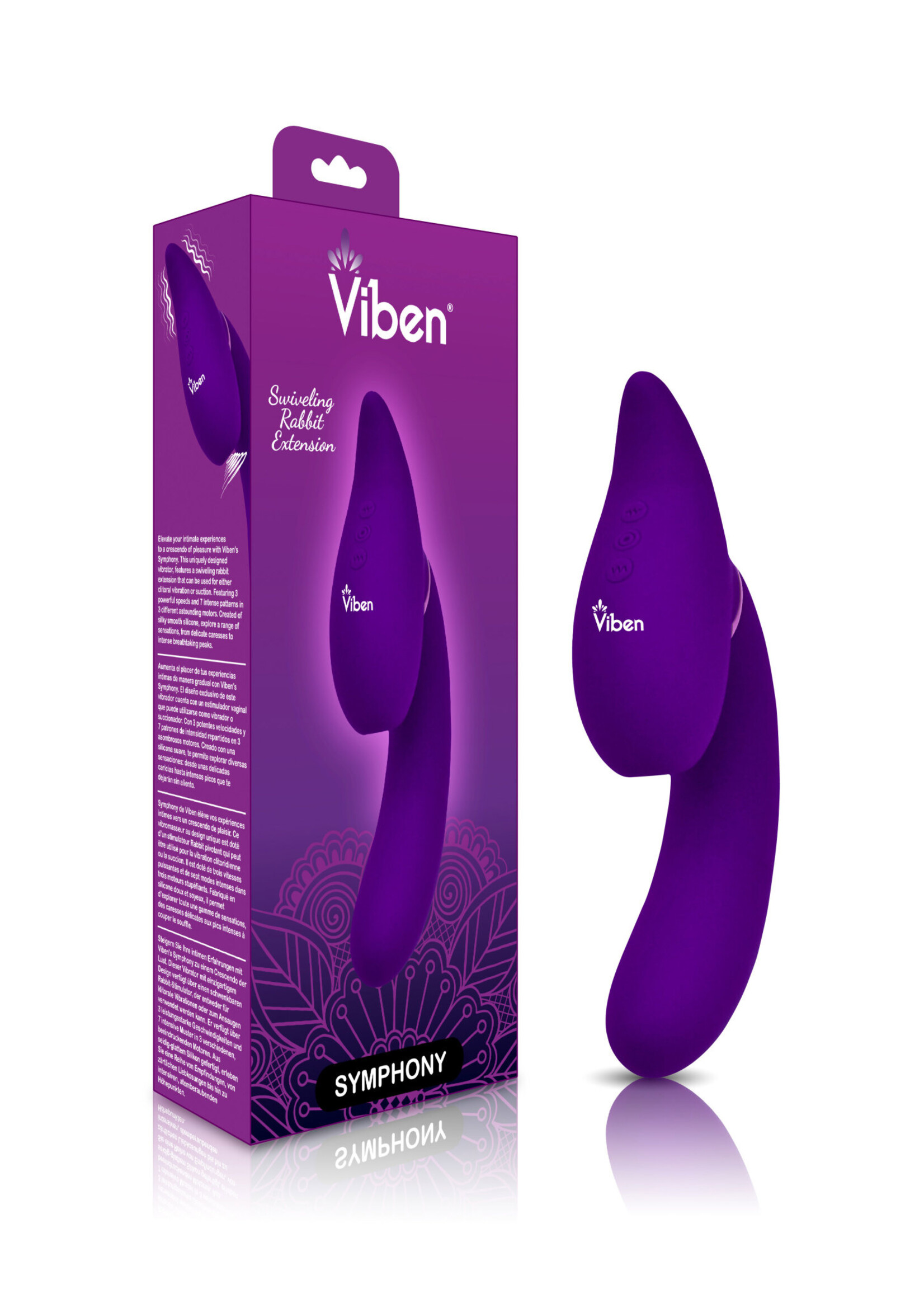 Viben Symphony - Violet - Insertable Triple Motor Vibe