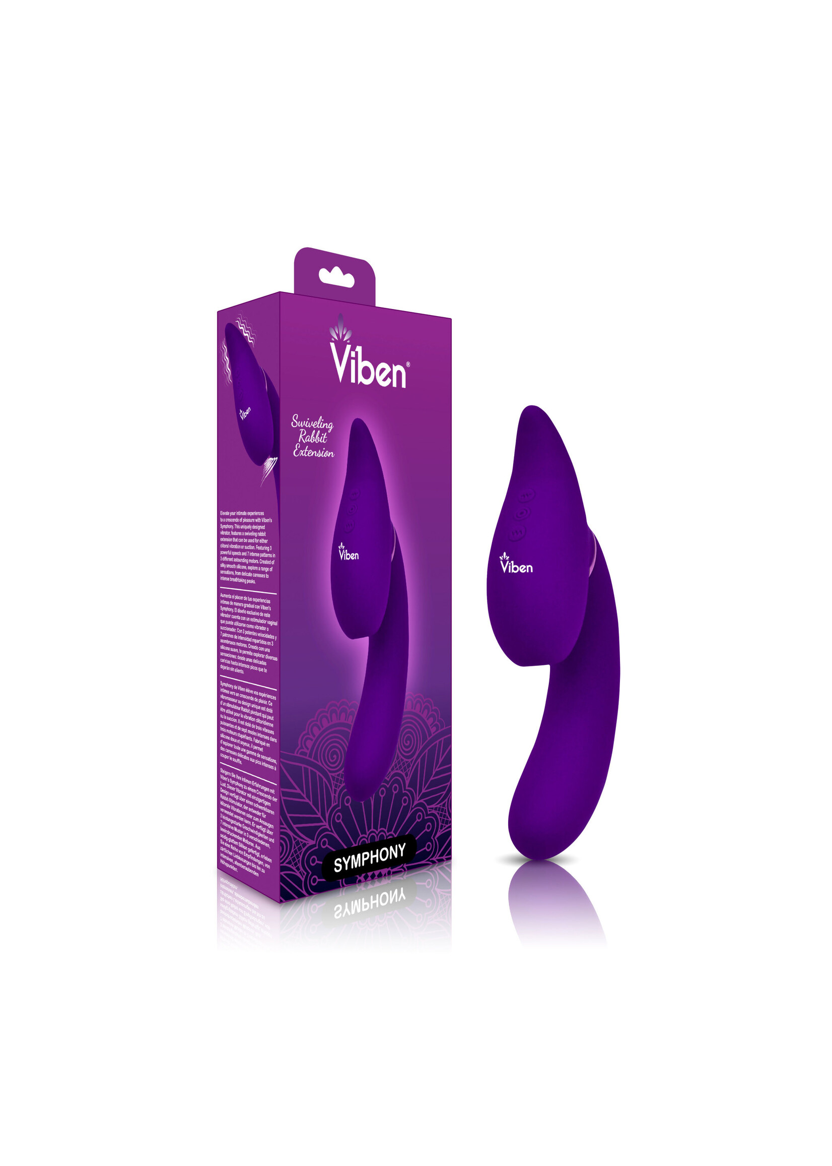 Viben Symphony - Violet - Insertable Triple Motor Vibe