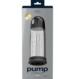 VeDO Pump Rechargeable Vacuum Penis - Just Black