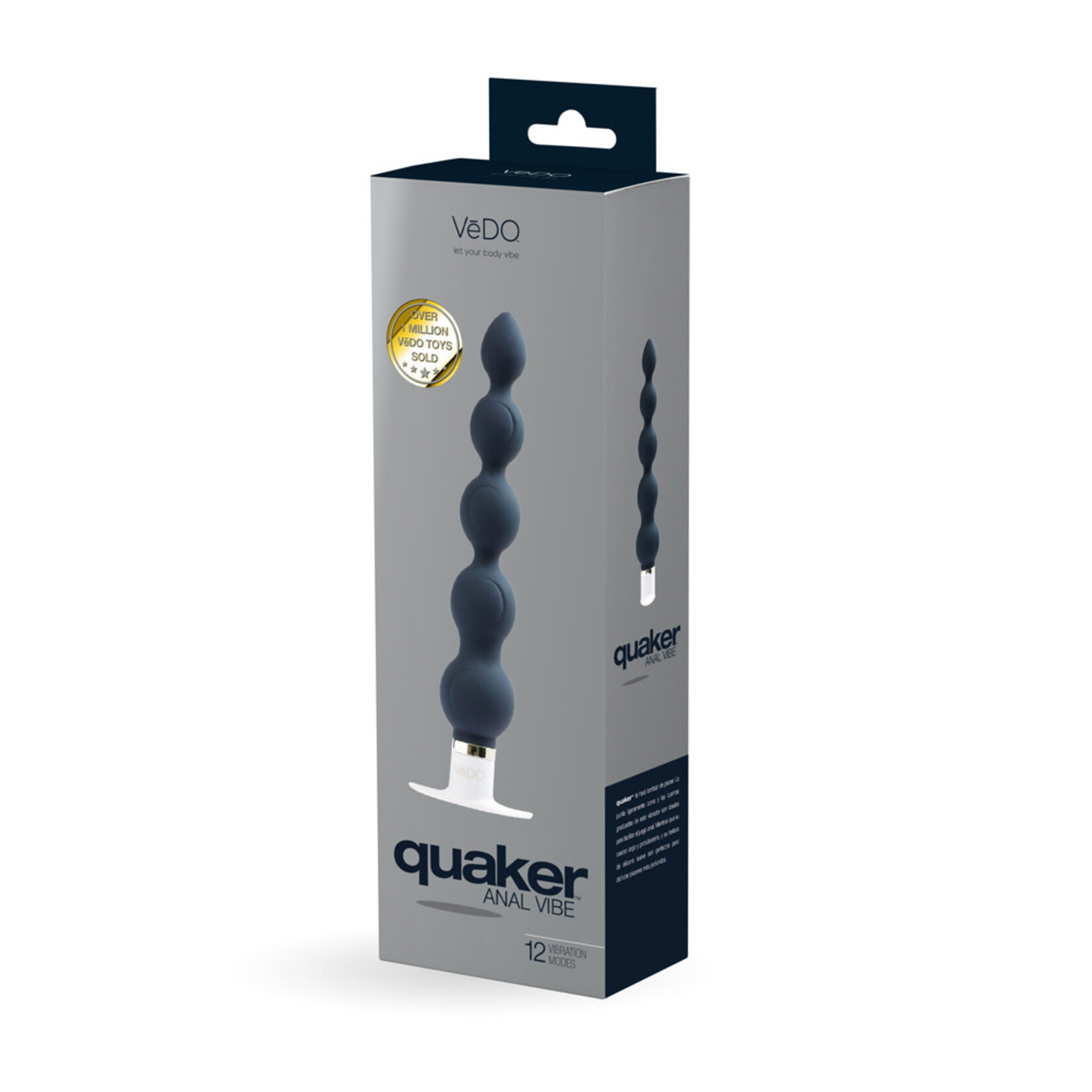 VeDO Quaker Anal Vibe - Just Black