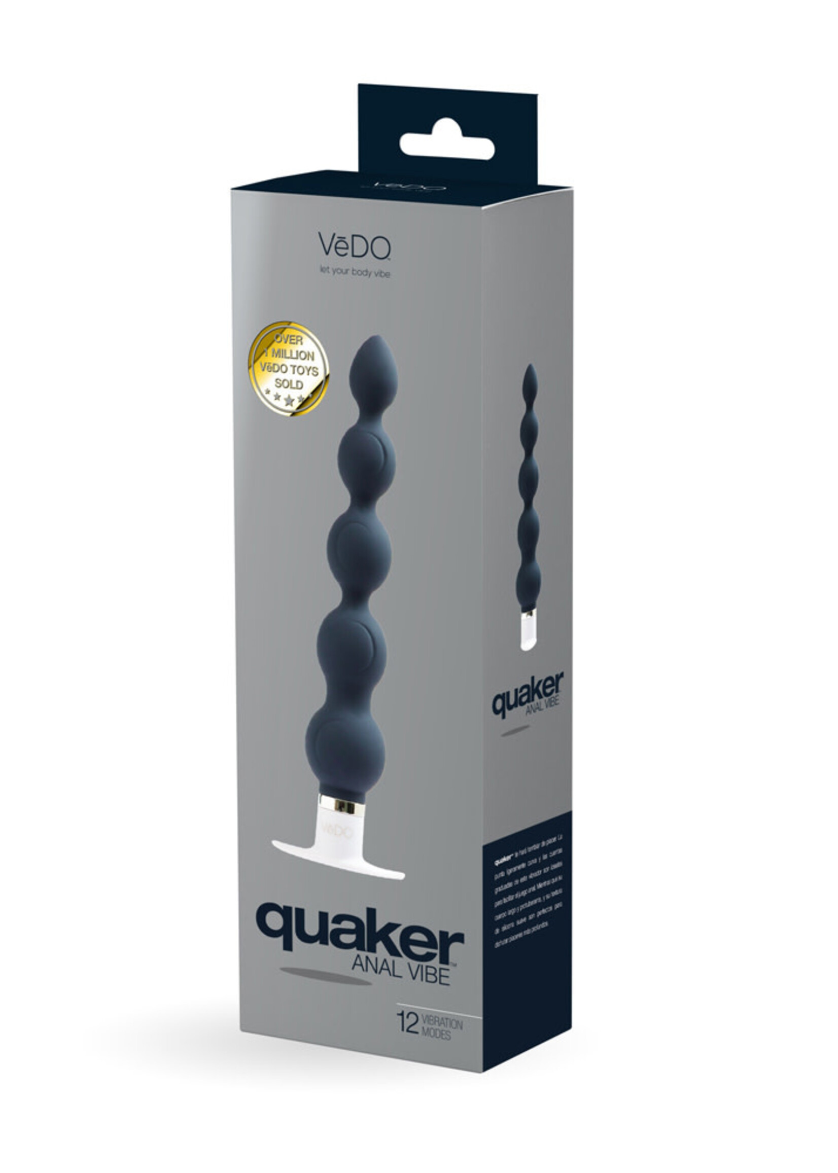 VeDO Quaker Anal Vibe - Just Black