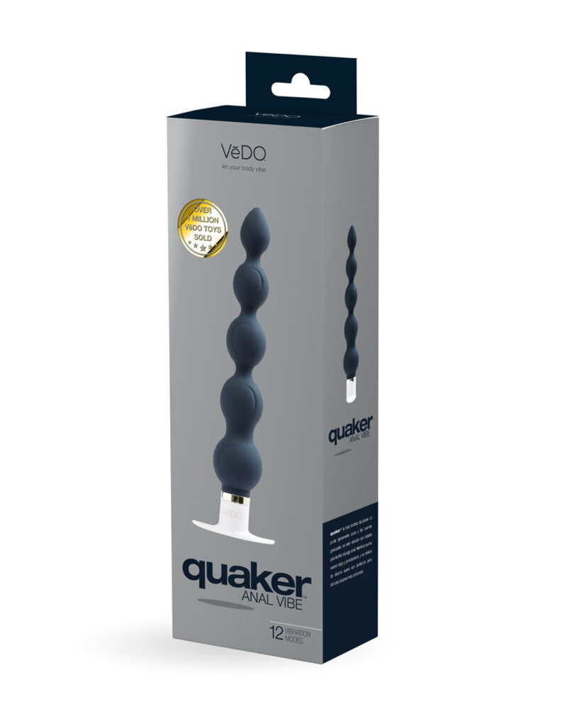 VeDO Quaker Anal Vibe - Just Black
