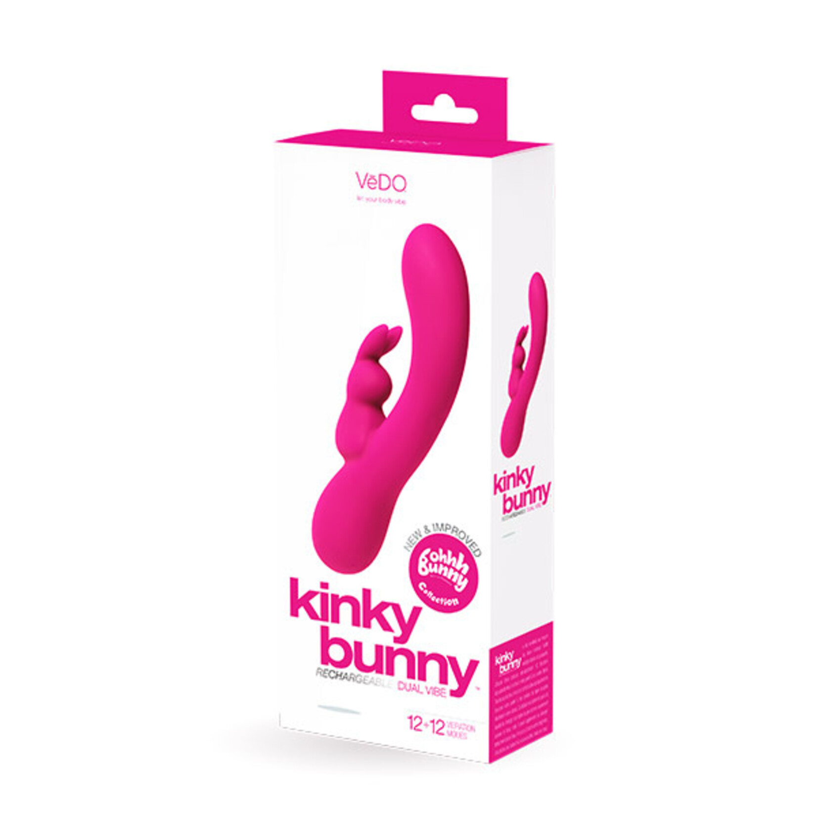 VeDO Kinky Bunny Plus Rechargeable Rabbit - Pink