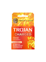 Trojan Condoms Trojan Intensified Charged Orgasmic Pleasure Condoms 3pk