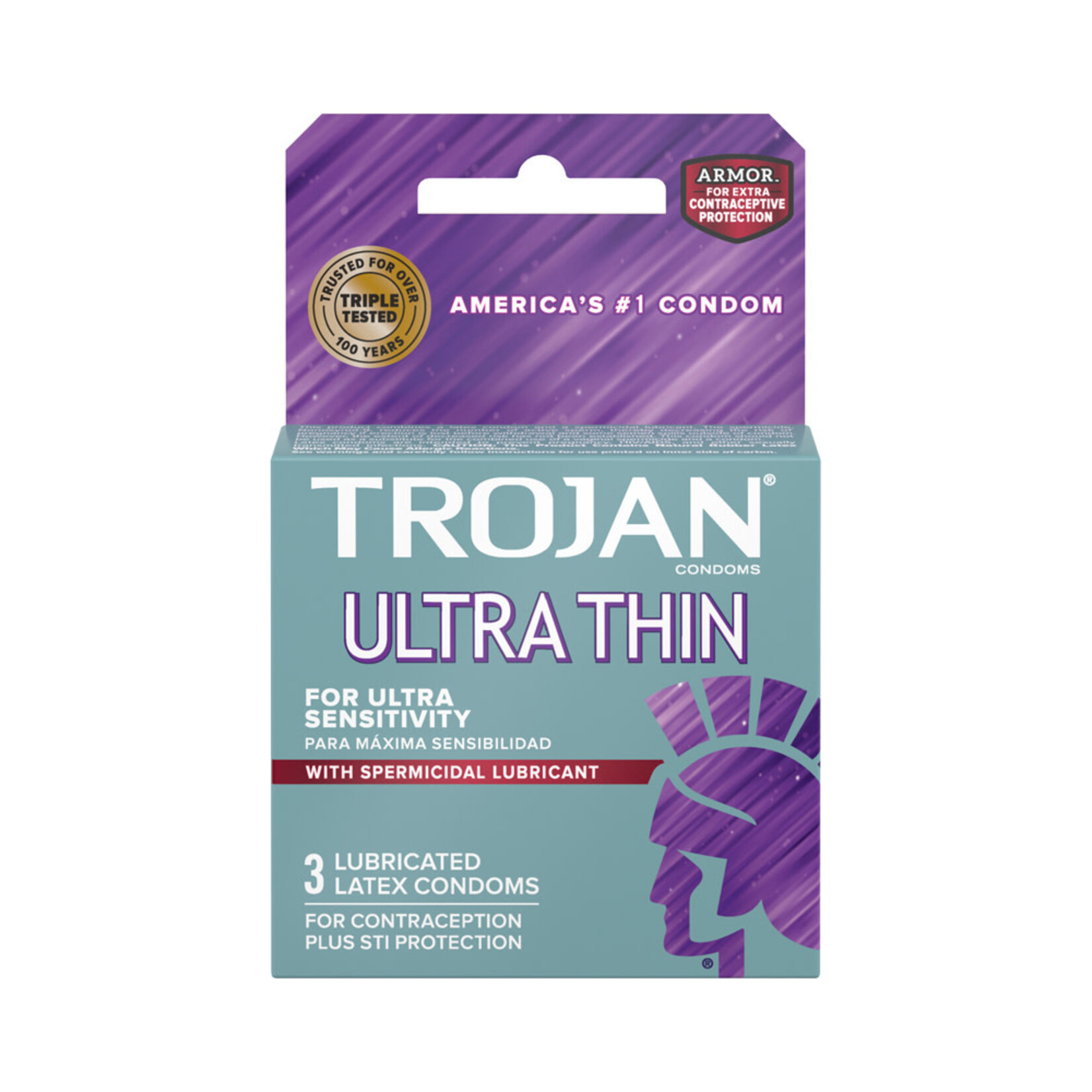 Trojan Condoms Trojan Ultra Thin Armor 3pk Latex Condoms