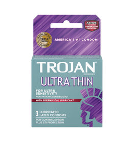 Trojan Condoms Trojan Ultra Thin Armor 3pk Latex Condoms
